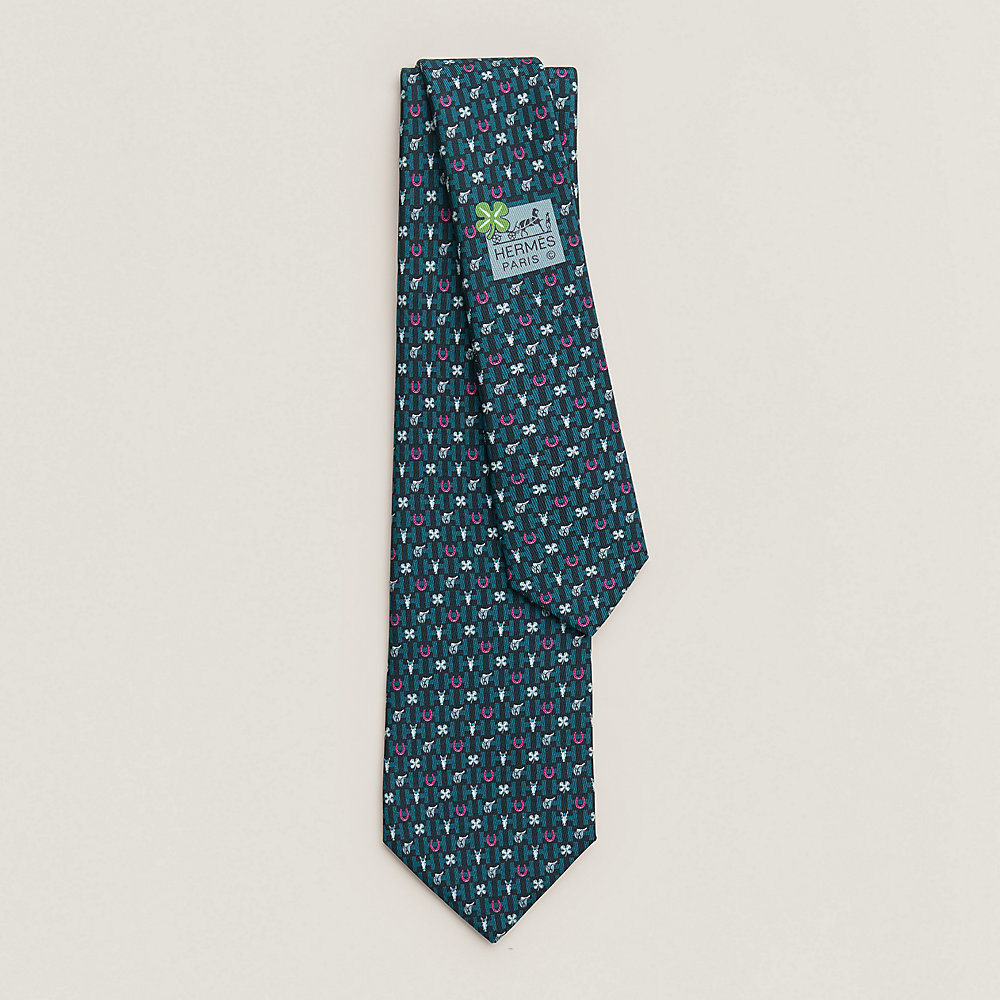 Tie 7 Hermès Luck tie | Hermès Saudi Arabia